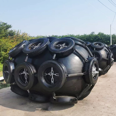 STS HDG 4.5*9.0M Yokohama Rubber Fender สำหรับท่าเทียบเรือชั่วคราว
