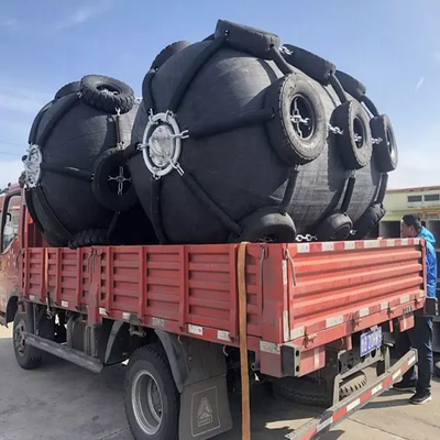 3.3M 80kPa Yokohama Dock Fender Bumper ISO17357 1: 2014 มาตรฐาน