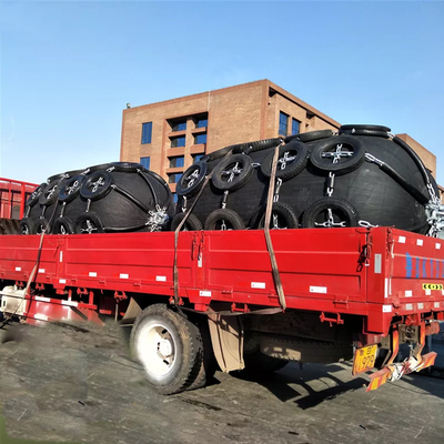 50kPa 4.5M บังโคลนยางโยโกฮาม่าพร้อมโซ่ป้องกันยางสำหรับงานหนัก Net
