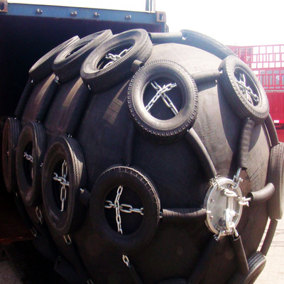 STS Pneumatic Marine Fenders ISO17357-1: 2014 ยางกันกระแทกยาง 4.5 * 9.0M