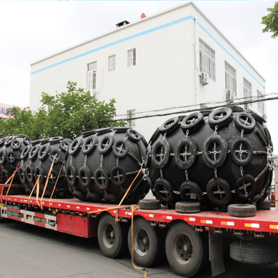 2.5 * 4.0M CTN บังโคลนยางลม ISO17357-1: 2014 พร้อมวาล์วนิรภัย