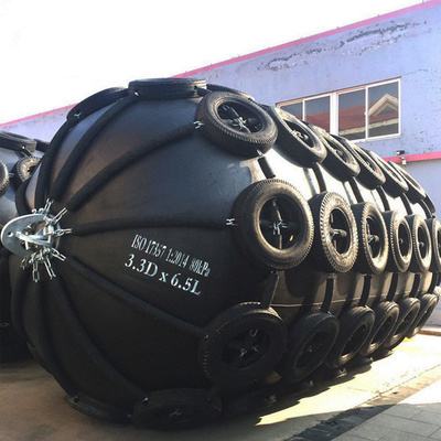 STS Pneumatic Marine Fenders ISO17357-1: 2014 ยางกันกระแทกยาง 4.5 * 9.0M