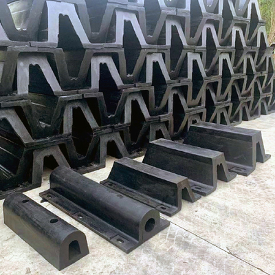ยางธรรมชาติ V Type Fender ความสูง 200 มม. - 1,000 มม. ทนต่อการสึกหรอ