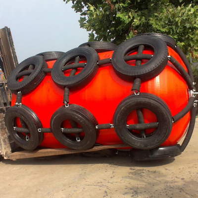 บังโคลนโฟมลอยน้ำ 3.3 * 6.5 ม. สวมบังโคลน PU Foam Filled Fender