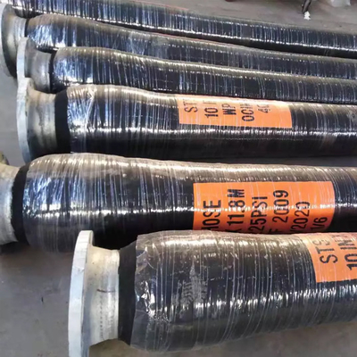 OCIMF Standard STS Hose 15Bar ยางธรรมชาติทนน้ำมัน สีดำ ANSI150