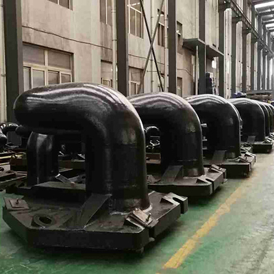 Heavy Duty Mooring เหล็กหล่อ Bollard 100 ตันสำหรับท่าเทียบเรือเรือท่าเทียบเรือ