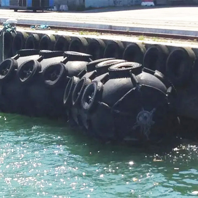 ISO 17357 Fender Yokohama Rubber Fender มาตรฐานคุณภาพอากาศ Dock Port STS