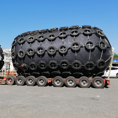 ISO 17357 Fender Yokohama Rubber Fender มาตรฐานคุณภาพอากาศ Dock Port STS