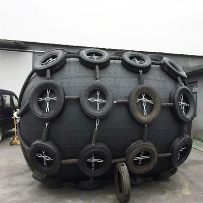 Ship Wharf Yokohama Fender Pneumatic Air Block 3.3mx6.5m Marine Berthing