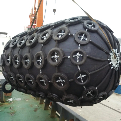 Ship Wharf Yokohama Fender Pneumatic Air Block 3.3mx6.5m Marine Berthing