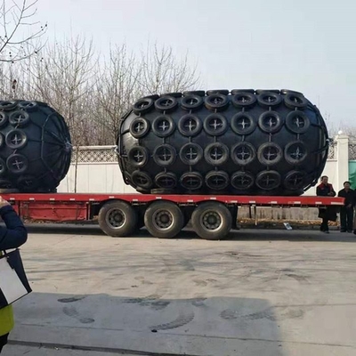 Iso17357 Yokohama Rubber Fender 50 Kpa 3.3*6.5m พร้อมวาล์วนิรภัย