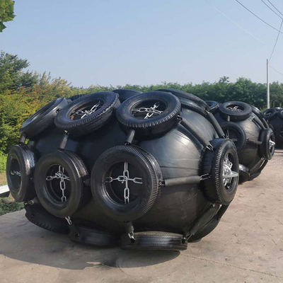 Iso17357 Yokohama Rubber Fender 50 Kpa 3.3*6.5m พร้อมวาล์วนิรภัย