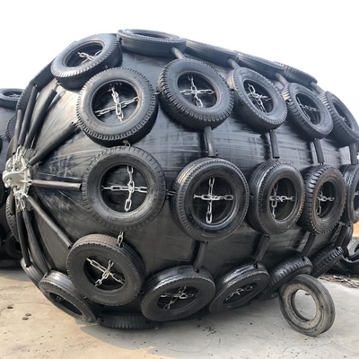 Iso17357 Yokohama Rubber Fender 50 Kpa 3.3*6.5m พร้อมวาล์วนิรภัย