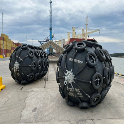 Berthing Oem ยางกันกระแทก Yokohama เส้นผ่านศูนย์กลาง 500mm-4500mm