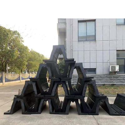 ความทนทานสูง การป้องกันการกระแทกของพวงมาลัยยาง dock