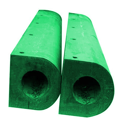 ป้องกันการกัดกร่อน ระดับสูง D Fenders ประเภท Pile Protectors Quay Wall Fenders Fender ยาง
