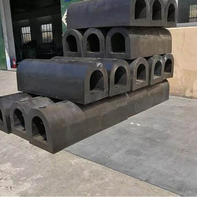 ป้องกันการกัดกร่อน ระดับสูง D Fenders ประเภท Pile Protectors Quay Wall Fenders Fender ยาง