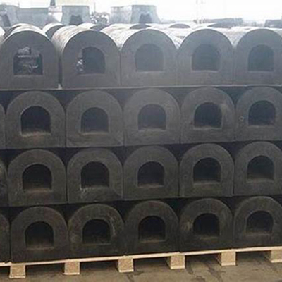 ป้องกันการกัดกร่อน ระดับสูง D Fenders ประเภท Pile Protectors Quay Wall Fenders Fender ยาง