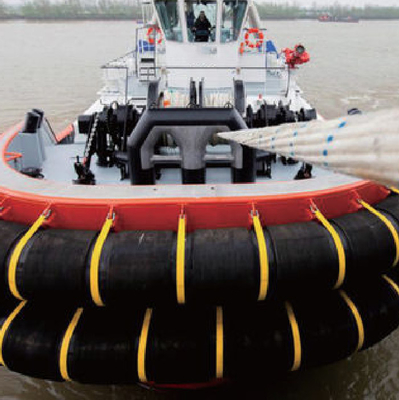 ปลาเรือยางกระบอกลากเรือ Fenders Bumpers กับ ABS Cert