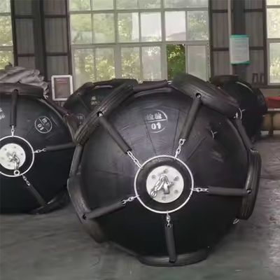 4500mm X 9000mm NR Jumbo Fender การดูดซึมพลังงานสูงกว่า