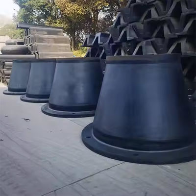 500h Cone Fender การดูดซึมพลังงานสูง แรงปฏิกิริยาต่ํา ออกแบบการประหยัดพื้นที่