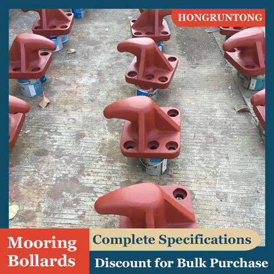 โบลาร์ดที่ติดเรือ ทนต่อการกัดกร่อนของน้ําเกลือ ทนต่อ UV ป้องกันเคลือบความแข็งแรงสูง